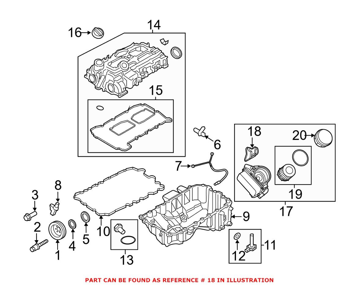 Engine Oil Filter Housing Gasket